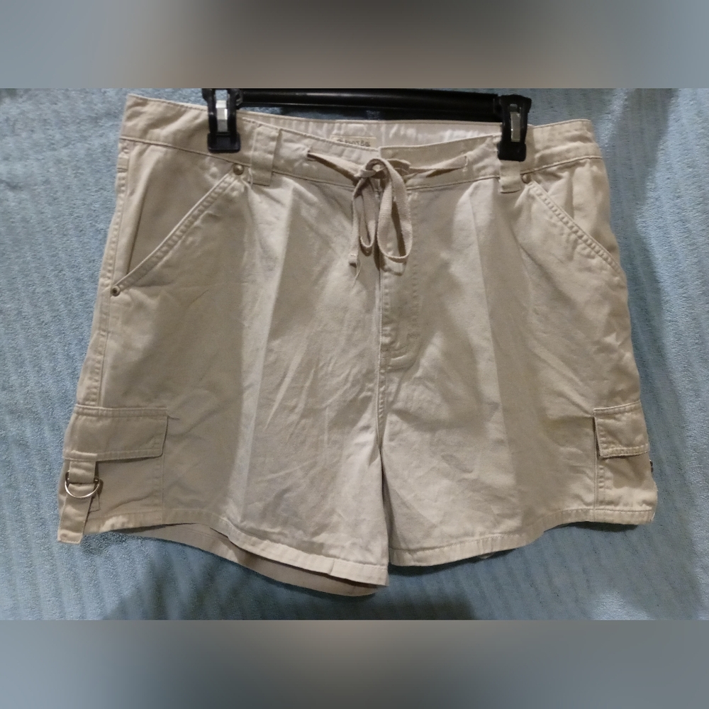St. John's Bay Women's Tan Cargo Shorts